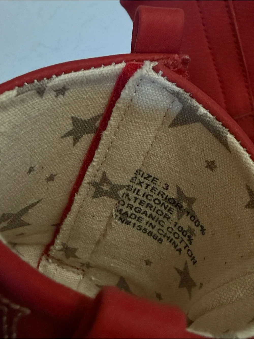 Jujube Eco Steps Baby Western Boots in Cherry Red